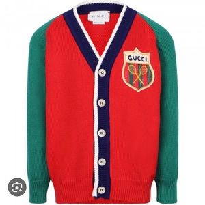 Boys Size Large Gucci Cardigan